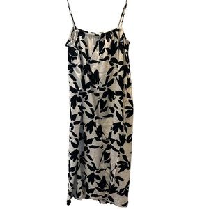 Linen- rayon blend sundress